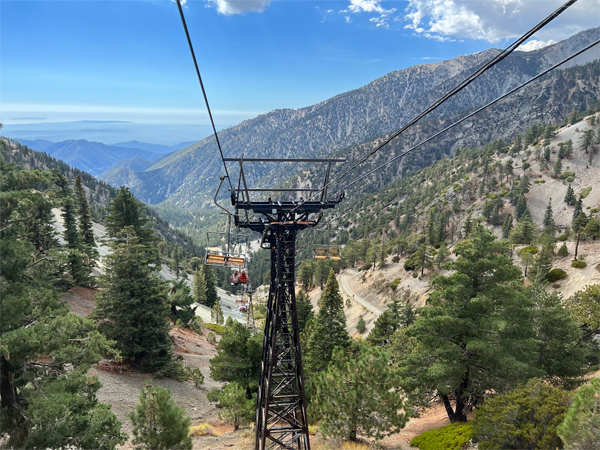 The Chair Lift down