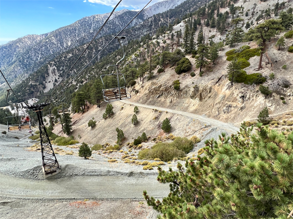 path up Mt Baldy