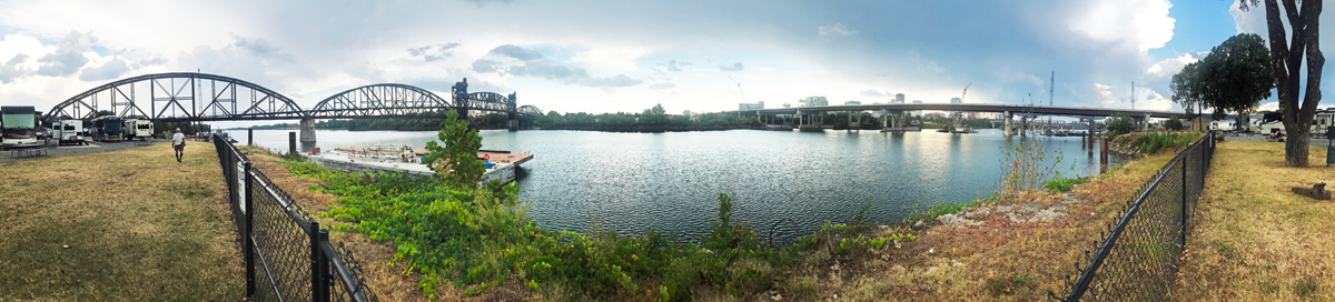 Panorama of Arkansas River