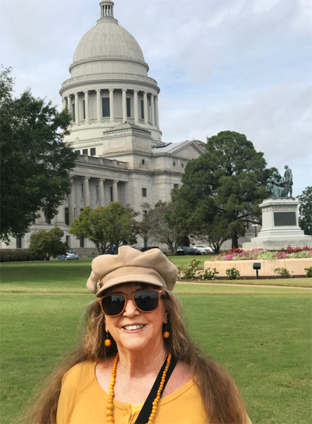 Karen Duquette at the Capitol Building
