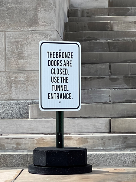entry sign