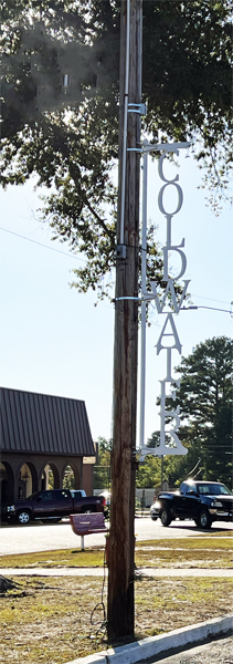 Coldwater Mississippi sign