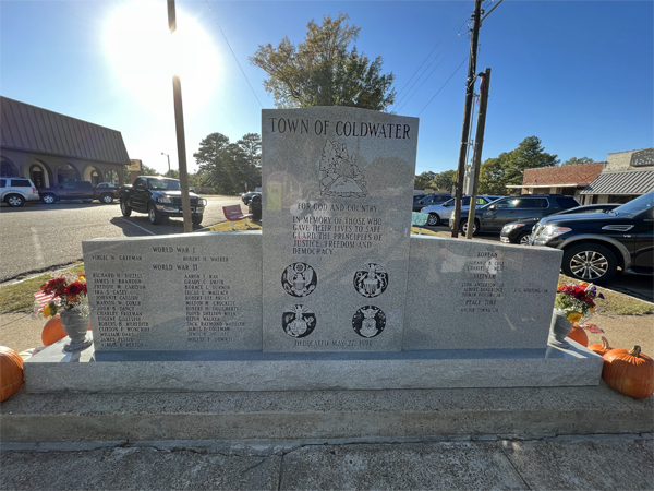 Town of Colwater memorial