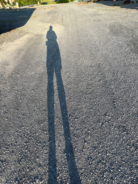 Karen Duquette's shadow