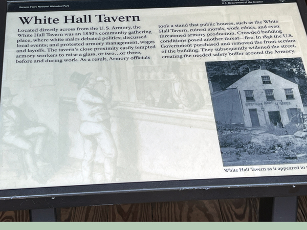 White Hall Tavern sign