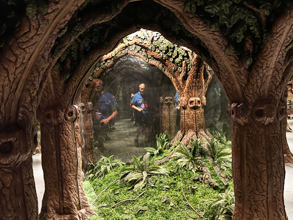 Castle arches, woodland tree branches and several Lee Duquette's