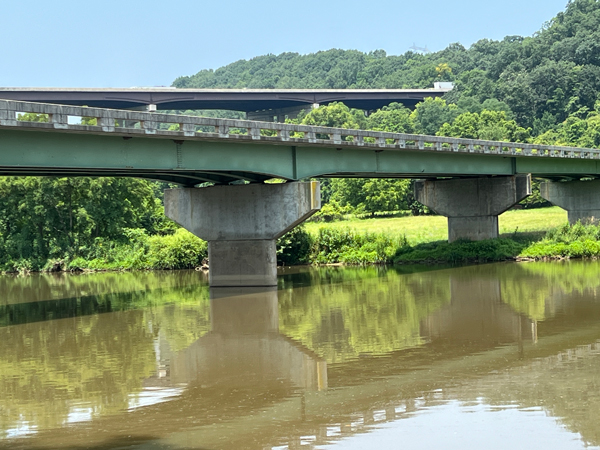 New River and bridge