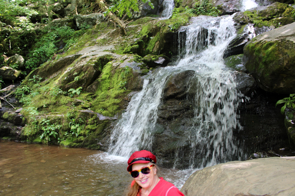 Karen Duquette at Dark Hollow Falls