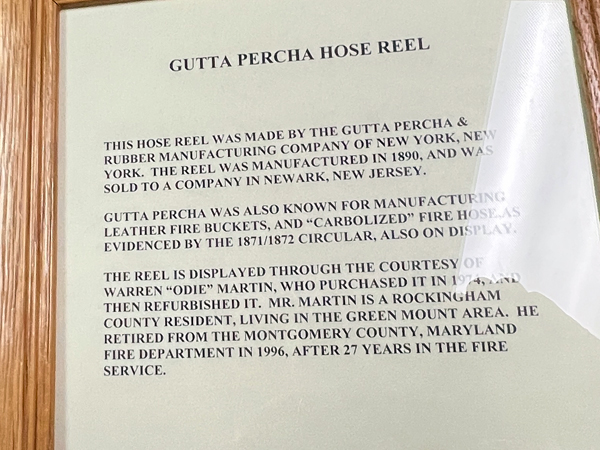Gutta Percha Hose Reel