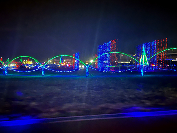 Charlotte speedway lights