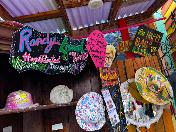 hand painted stuff at Randyland