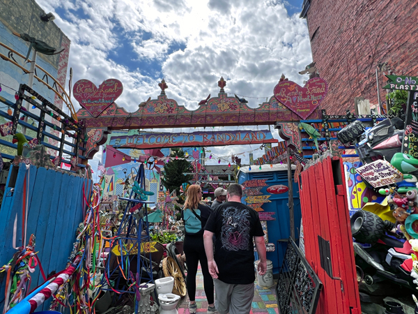 entry gate to Randyland 