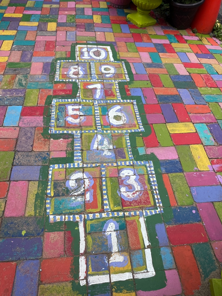 hopscotch at Randyland 