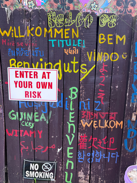 door at Randyland