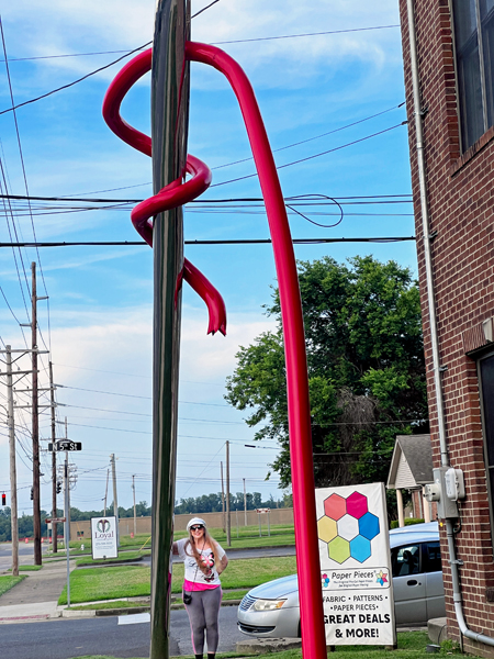 Karen Duquette and the Giant Needle and threa