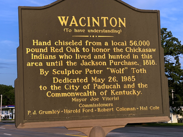 Wacinton Historical marker