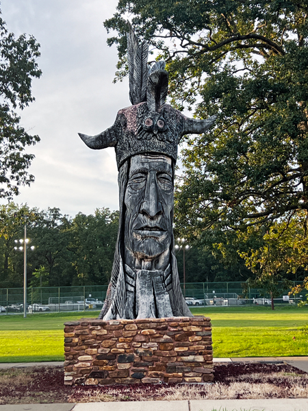Chief Paduke sculpture