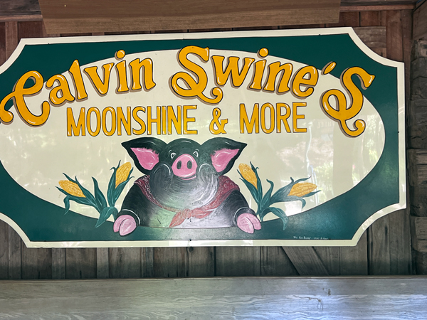 Calvin Swine's Moonshine store