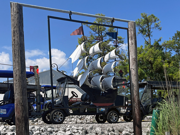 ship hanging