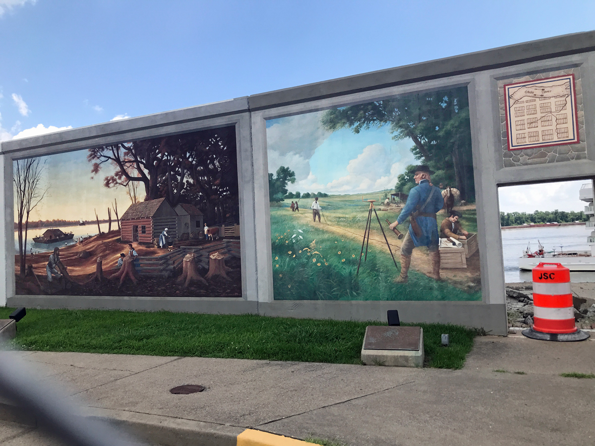 two murals