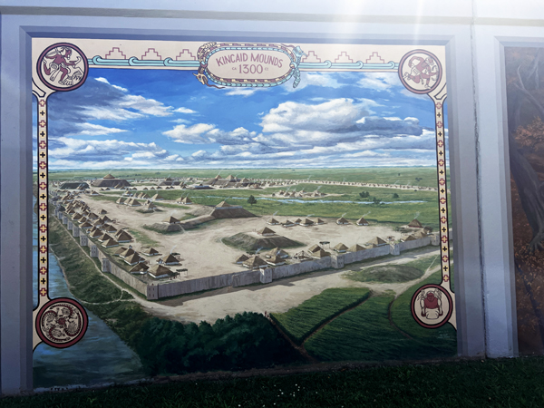 Kincaid mounds 1300 mural