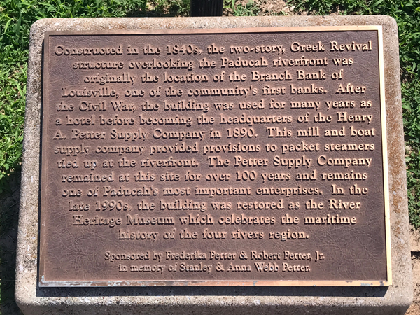 Creek Revival structure sign
