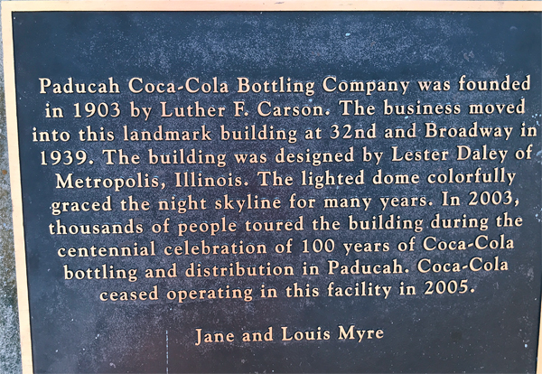Paducah Coca-Cola sign