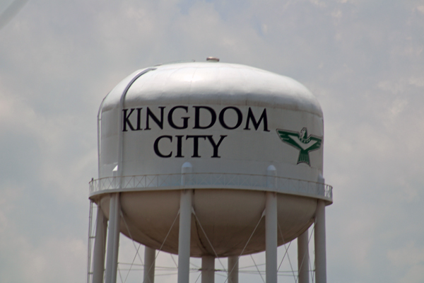 Kingdom City water tower