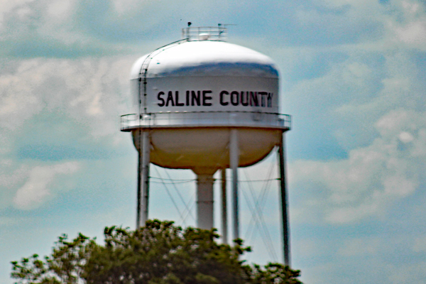 Saline County water tower