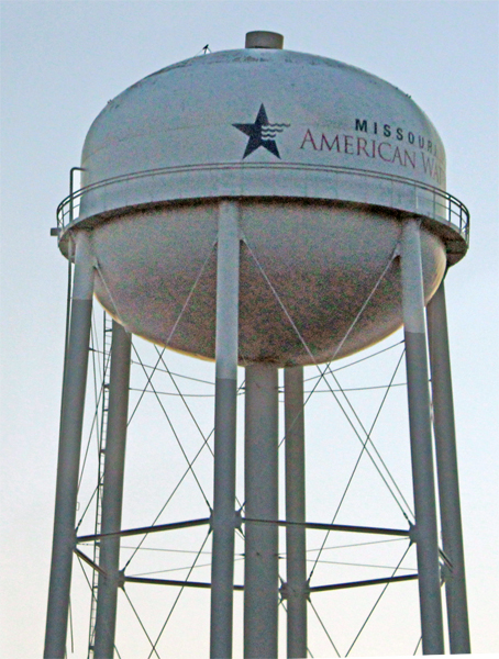 Missourri American Water tower