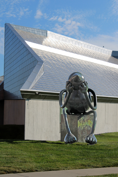 Crying Giant sculpture