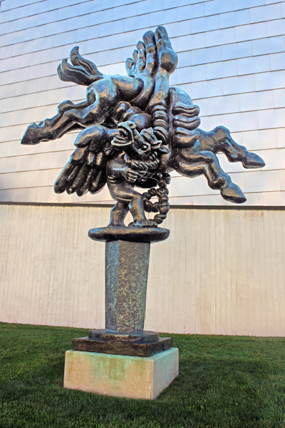 Pegasus art sculpture