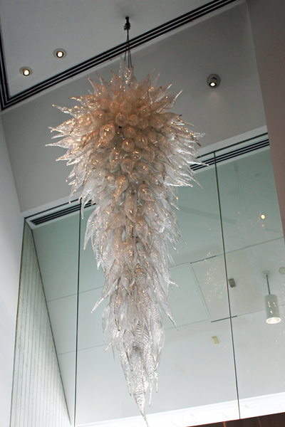 blown glass hanging