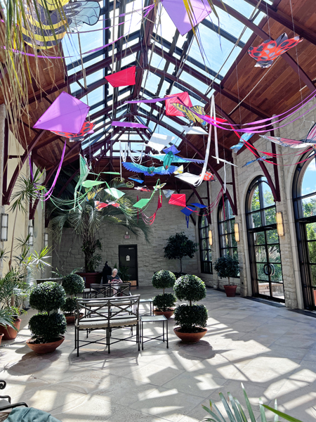 kites on the ceiling