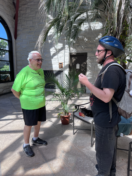 Lee Duquette and teh SEgway guide