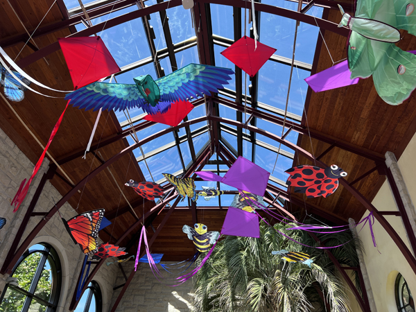 kites on the ceiling