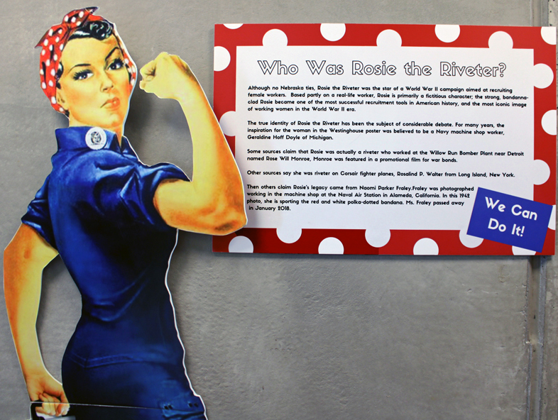 sign about the riveter