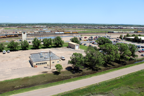 a work building at Bailey Yard