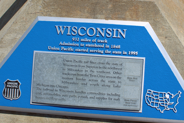 Wisonsin had 932 miles of track