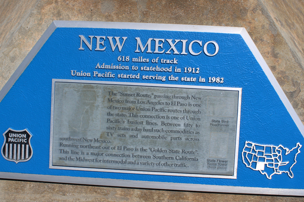 New Mexico had 618 miles of track