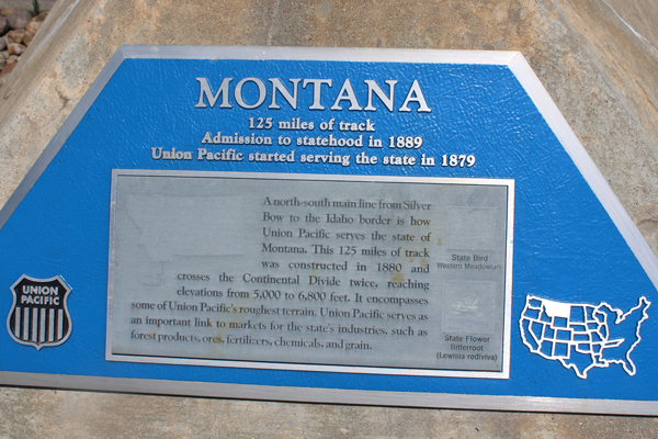 Montana had 125 miles of track
