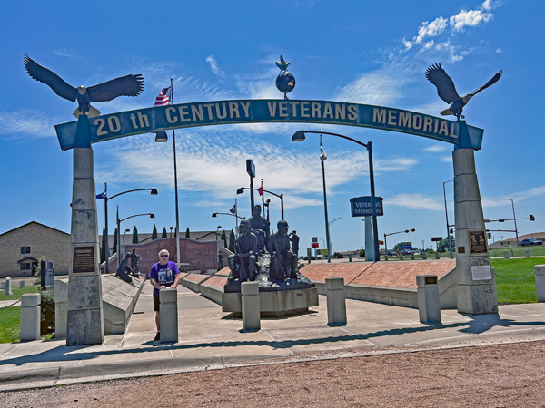 entry to the 20th Century Veterans Memorial
