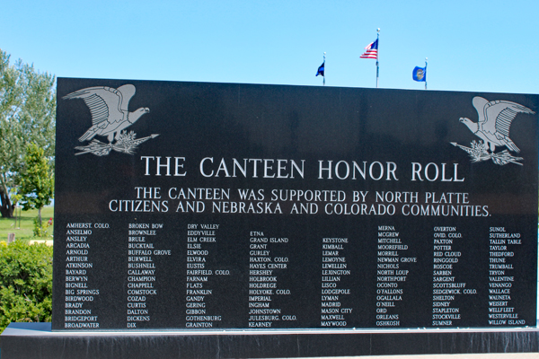 Canteen Honor rll sign