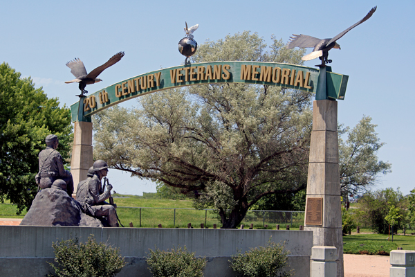entry to the 20th Century Veterans Memorial