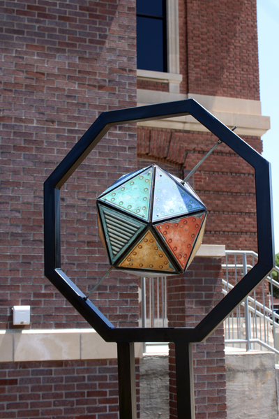 Art outside of the Prairie Arts Center