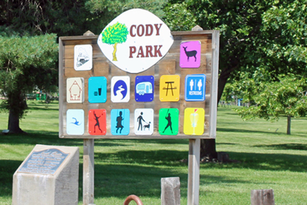 Cody Park sign