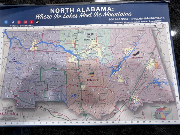 North alabama map