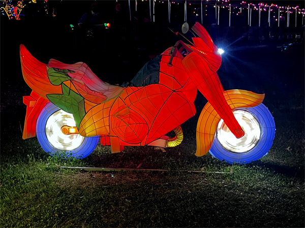 motorcycle that changes colors