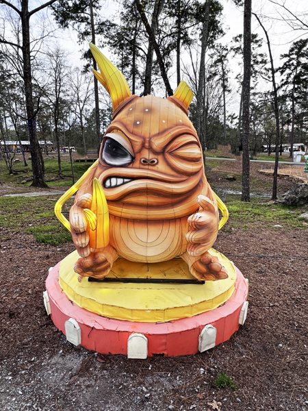 crazy statues
