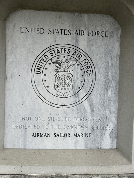 United States Air Force Monument sign